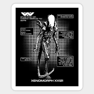 XENOMORPH ALIEN SPECIES FILE Sticker